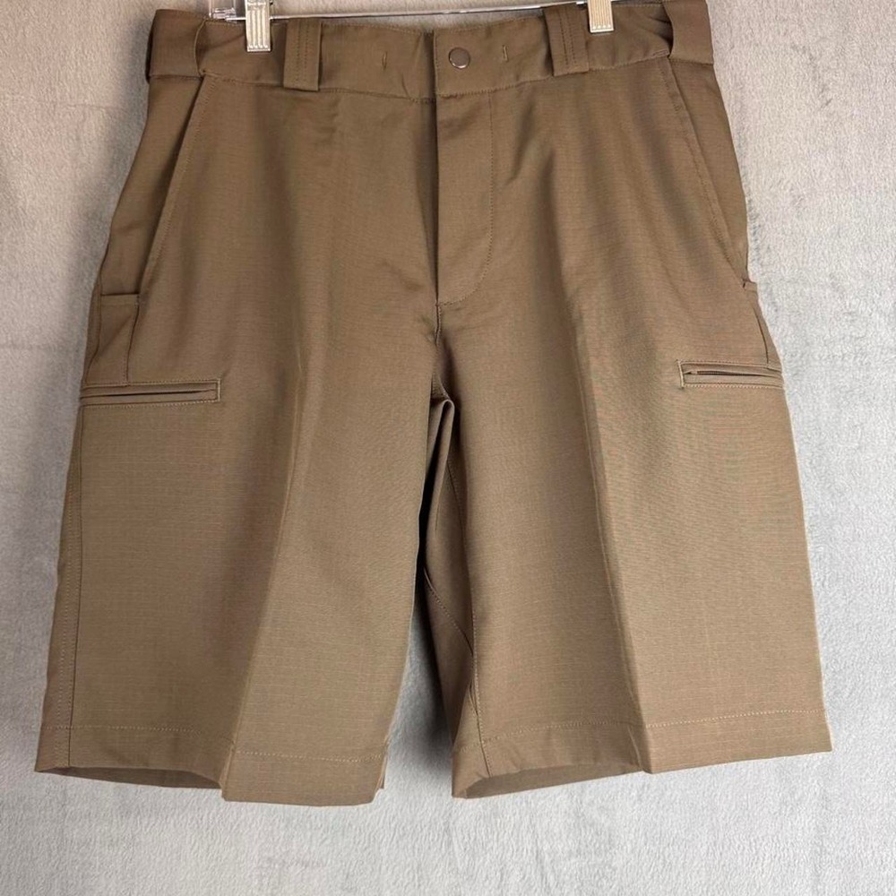 Blauer Tundra Cargo Work‎ Shorts 32 Brown Utility Zip Pocket